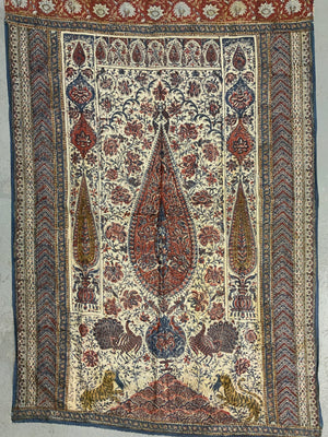 SE Indian antique Kalamkari Palampore hanging (176 x 122cm)