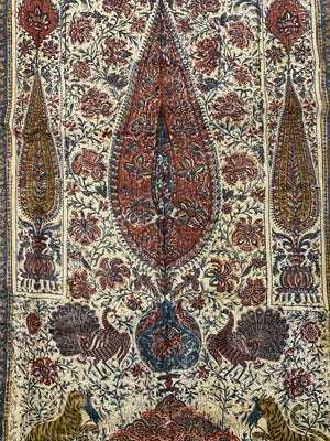 SE Indian antique Kalamkari Palampore hanging (176 x 122cm)