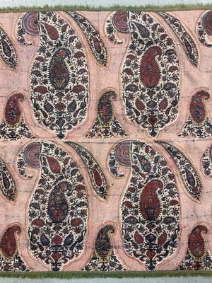 Indian Coromandel antique kalamkari chintz palampore fragment (87 x 113cm)