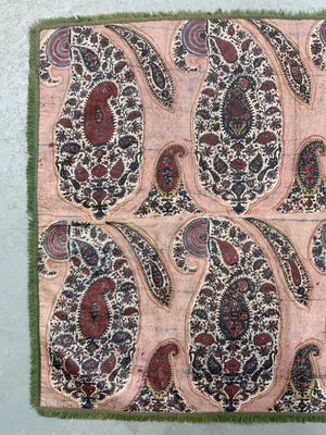 Indian Coromandel antique kalamkari chintz palampore fragment (87 x 113cm)