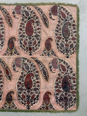 Indian Coromandel antique kalamkari chintz palampore fragment (87 x 113cm)