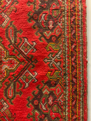 Turkish 'red Turkey' Ushak rug (205 x 127cm)