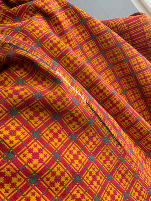 Sindhi antique Khes cotton double-weave (183 x 147cm)