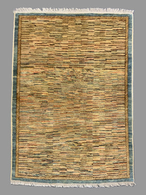 Modern Chobi muted flecked rug (183 x 128cm)