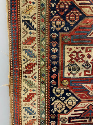 Caucasian antique rug fragment (219 x 107cm) *AF