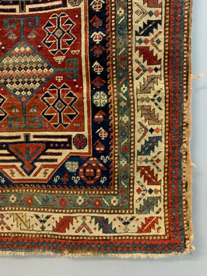 Caucasian antique rug fragment (219 x 107cm) *AF