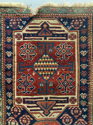 Caucasian antique rug fragment (219 x 107cm) *AF