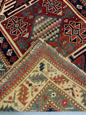 Caucasian antique rug fragment (219 x 107cm) *AF