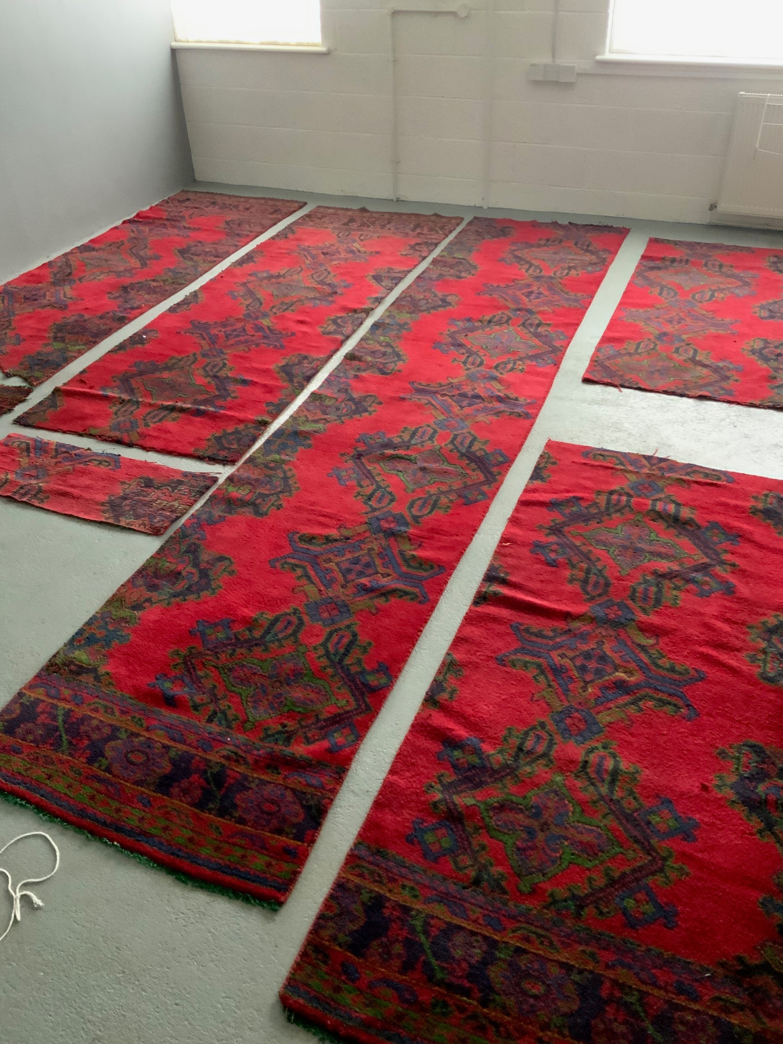 Turkey stair carpet five assorted pieces (13.25m / 43ft)