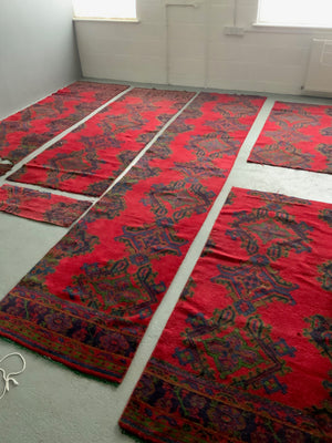 Turkey stair carpet five assorted pieces (13.25m / 43ft)