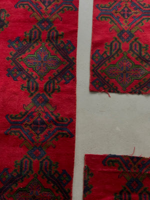 Turkey stair carpet five assorted pieces (13.25m / 43ft)