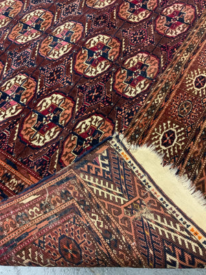 Saryk Tekke antique Turkmen rug (195 x 133cm) *AF