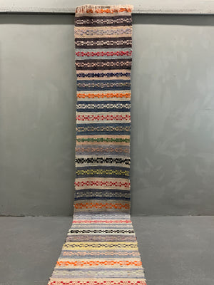 Swedish rag runner (440 x 62cm)