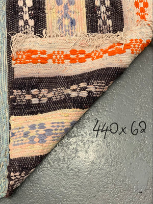 Swedish rag runner (440 x 62cm)