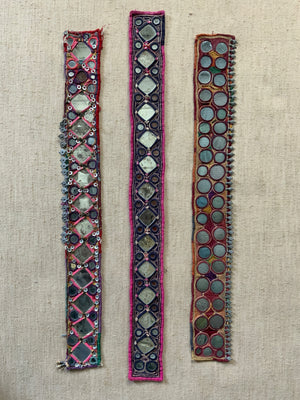 Indian mirrored bands (8 x 80cm) [3]