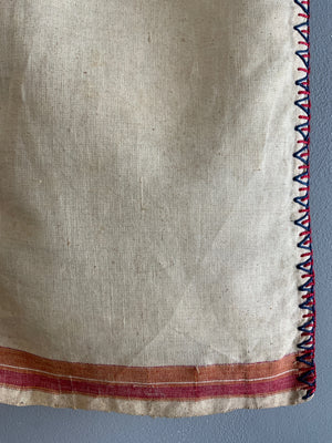 Vienna School style vintage embroidered textile (151 x 102cm)