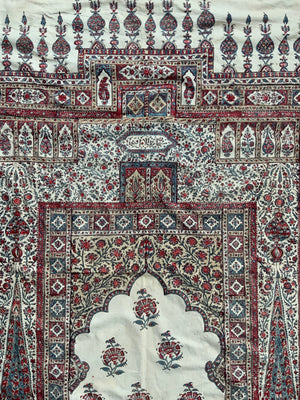 Coromandel antique Palampore Kalamkari chinz (123 x 93cm)