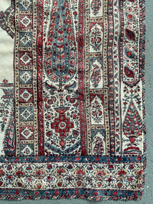 Coromandel antique Palampore Kalamkari chinz (123 x 93cm)
