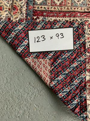 Coromandel antique Palampore Kalamkari chinz (123 x 93cm)