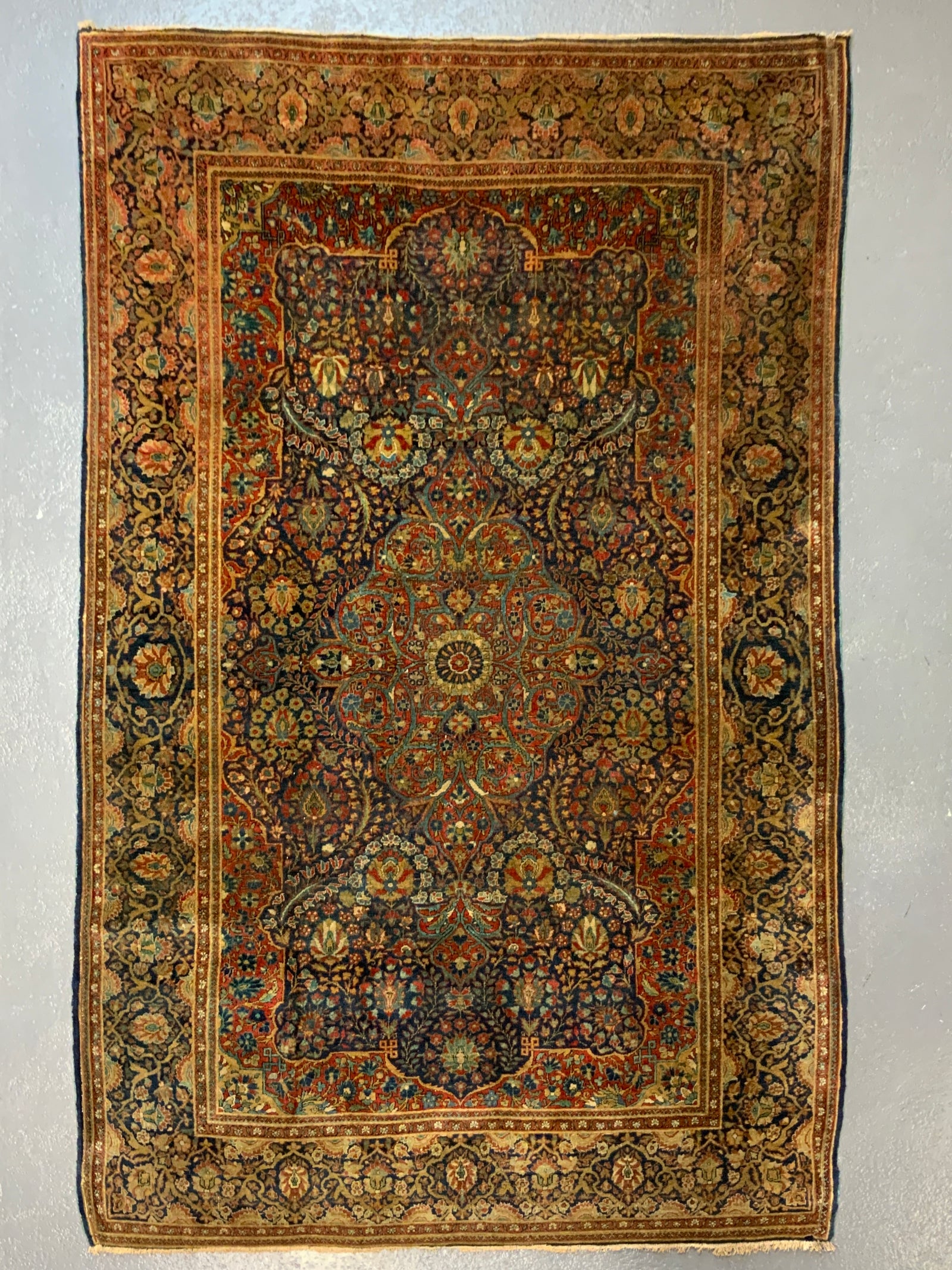 Kork Kashan  rug (207 x 131cm)