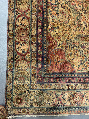 Isparta or Hereke antique oversize fine carpet (426 x 337cm)