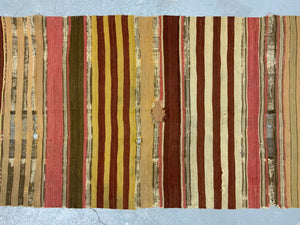 Turkish Anatolian antique striped flatweave (365 x 75cm)