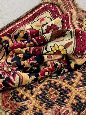 Caucasian antique Karabagh Susha runner (485 x 112cm)