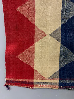 Fars or Kirmani Moj vintage twill rug (208 x 113cm)