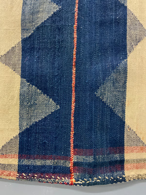 Fars or Kirmani Moj vintage twill rug (208 x 113cm)