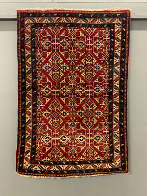 Ardabil rug with a Turkish variant 'Lotto' design (165 x 115cm)