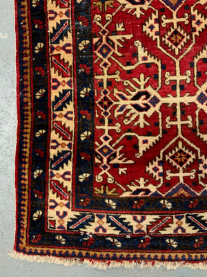 Ardabil rug with a Turkish variant 'Lotto' design (165 x 115cm)