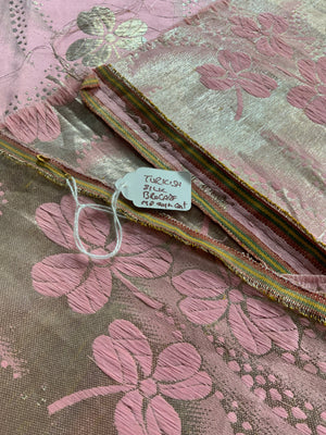 Turkish silk brocade (204 x 102cm)