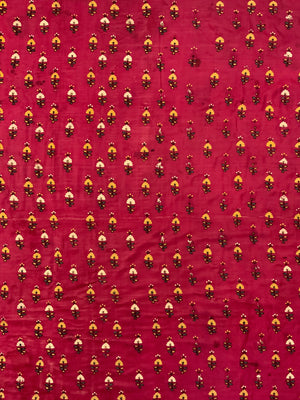 Indian Gujarat silk embroidery (144 x 194cm)