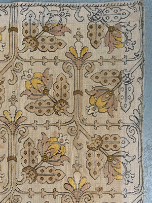 Italian (?) part finished embroidery (136 x 75cm)