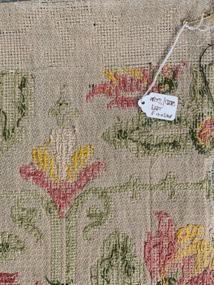 Italian (?) part finished embroidery (136 x 75cm)