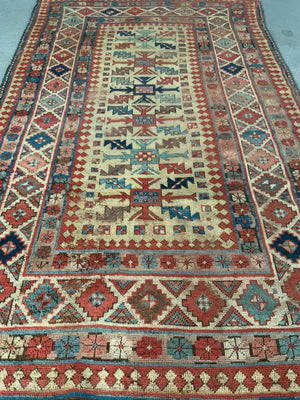 Caucasian antique Kasak rug (220 x 135cm)