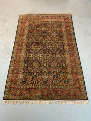 Indo-Persian Herati design rug (240 x 154cm)