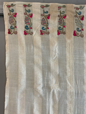 Turkish antique thin cotton towel or bedsheet (208 x 124cm)
