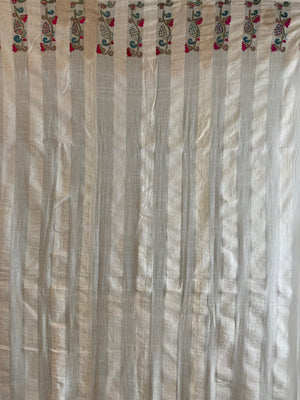 Turkish antique thin cotton towel or bedsheet (208 x 124cm)