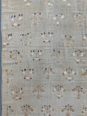 Ottoman antique large pale embroidery (225 x 122cm)