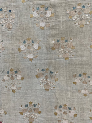 Ottoman antique large pale embroidery (225 x 122cm)