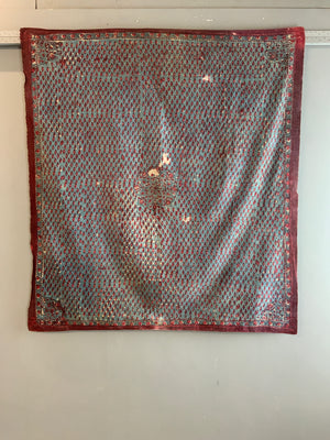 Turkish resist dye block print (136 x 125cm)