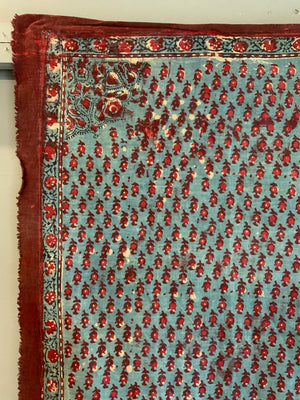 Turkish resist dye block print (136 x 125cm)