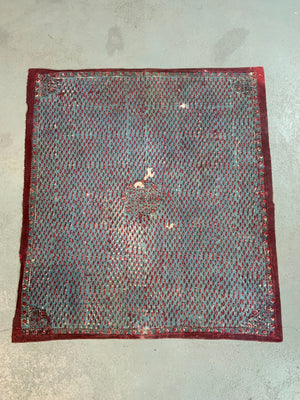 Turkish resist dye block print (136 x 125cm)