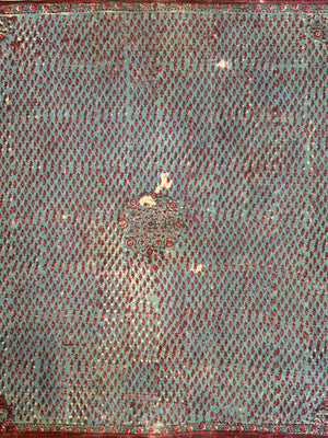 Turkish resist dye block print (136 x 125cm)