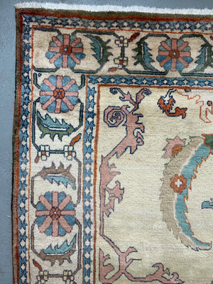 Turkish modern pale ground carpet (308 x 242cm)