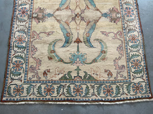 Turkish modern pale ground carpet (308 x 242cm)