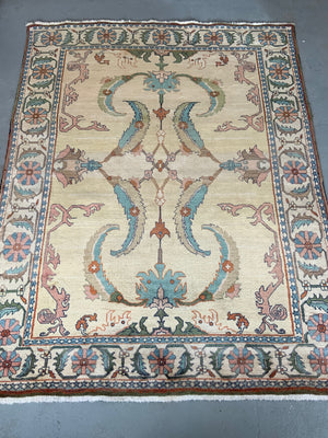 Turkish modern pale ground carpet (308 x 242cm)