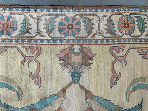 Turkish modern pale ground carpet (308 x 242cm)