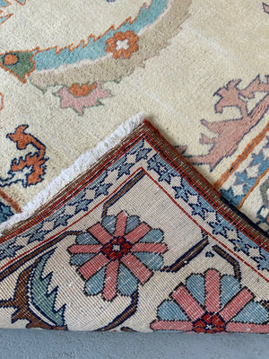 Turkish modern pale ground carpet (308 x 242cm)